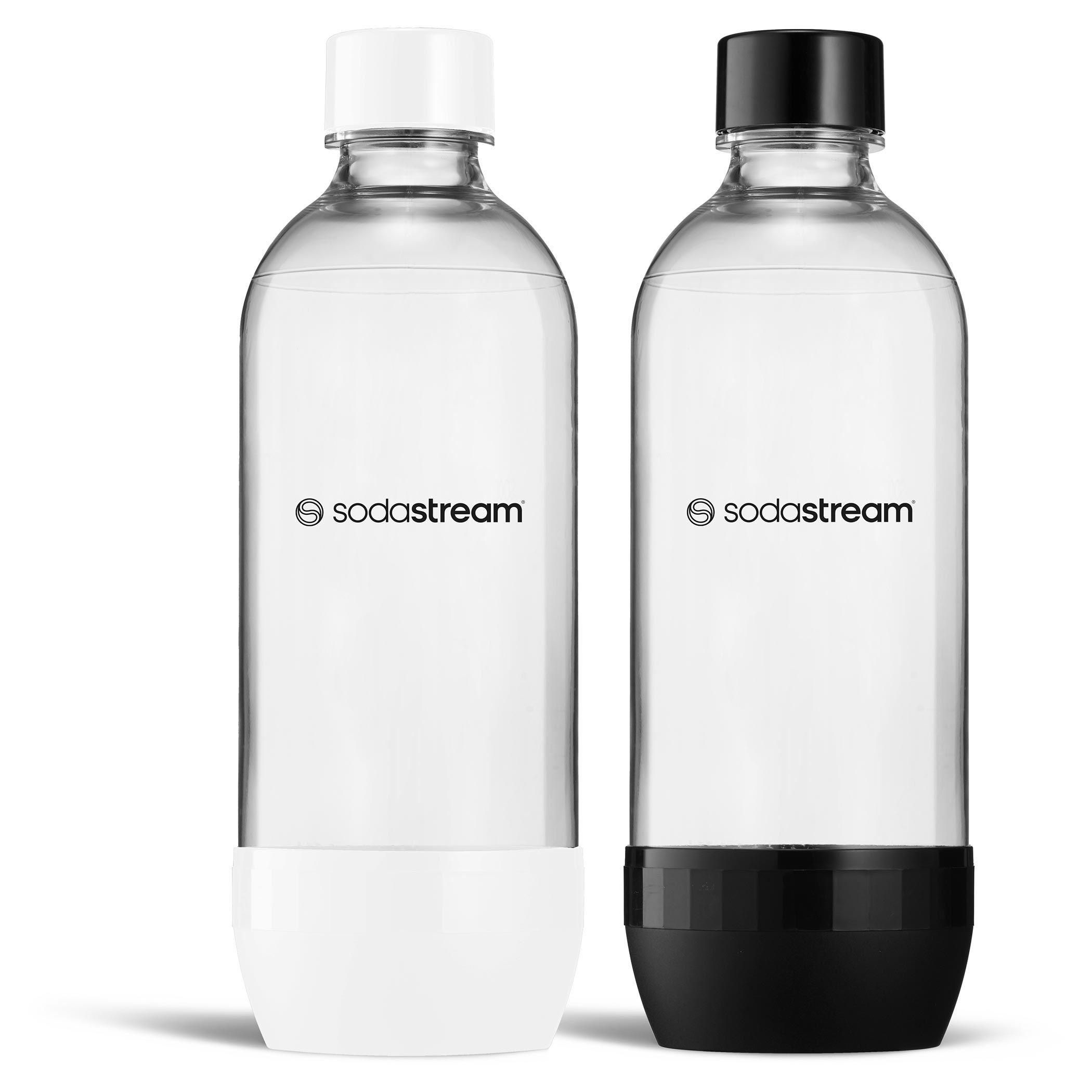 Sada fliaš Jet Black&White 2 x 1L Sodastream
